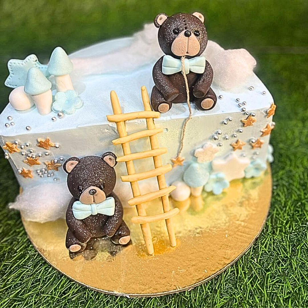 Teddy Bears with stair