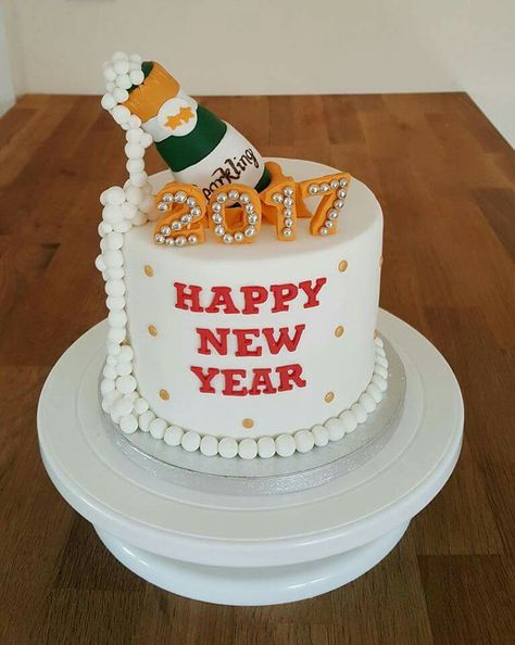 Happy New Year Beer Cake