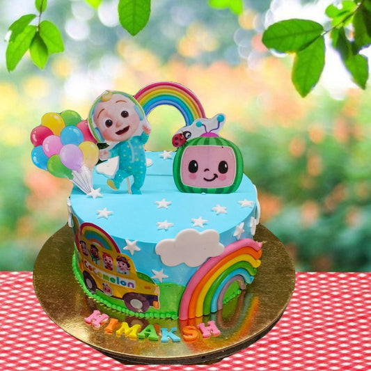 Cocomelon Cartoon Cake