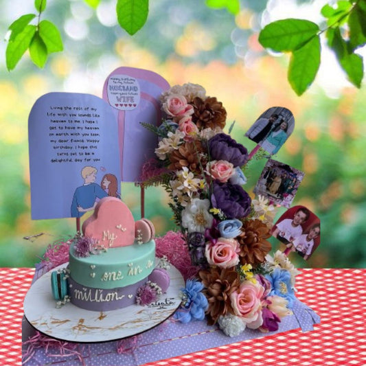 Combo Cakes With Flowers