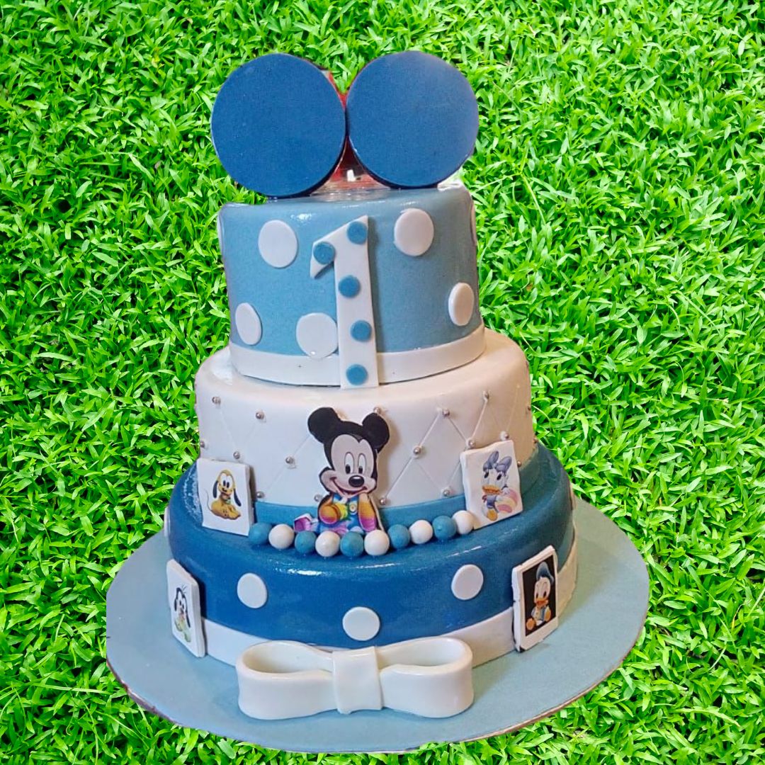 Mickey Mouse 3-tier Cake