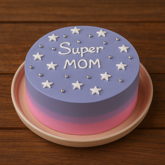 Super Mom Eggless Cake