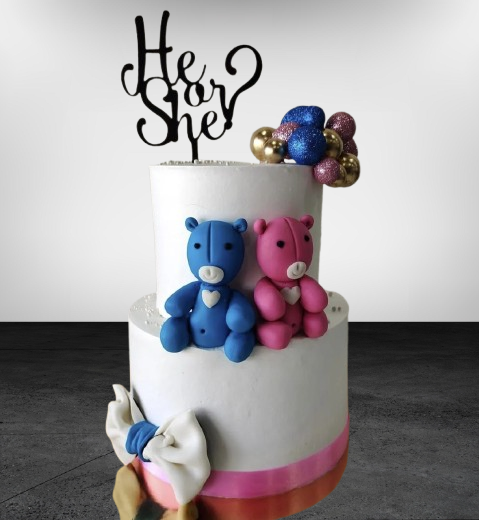 Baby Shower 2-Tier Cake